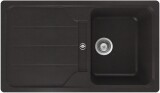 EVIER BERLIN NOIR EN CRISTALITE